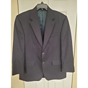 Chaps Woolmark 100% Wool Blazer Mens 40S Short Classic 2 Button Jacket‎ 1 Vent
